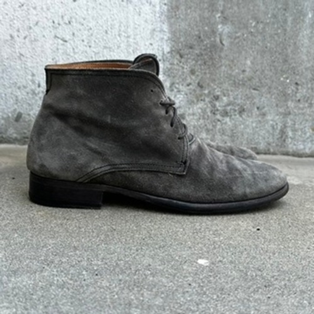 Fiorentini + Baker Mens Grey Suede Chukka Boots Made in Italy Sz 43 Ankle Boots